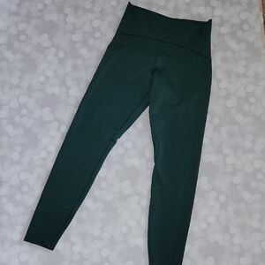 High-Waisted Green Leggings